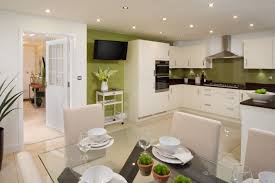 This High Gloss White Kitchen Is Perfect For Family Homes From A David Wilson Homes Show Homes White Gloss Kitchen High Gloss White Kitchen Home