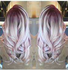 Pearly Stretched Root Color Melt Hair Color Pink Blonde Hair Purple Roots Hair Styles