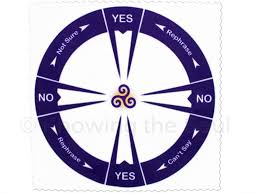 yes no cloth pendulum chart