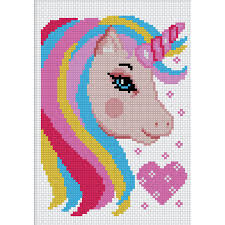 Hello folks fiche au point de croix € 20.63. Kit Point De Croix Compte Coeur De Licorne Luc Creation Broderies Cie