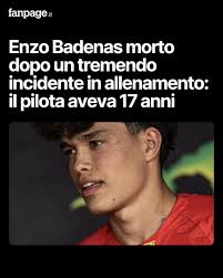 🔴 Enzo Badenas non ce l'ha fatta. Il giovane pilota spagnolo è morto a  soli 17 anni dopo un terribile incidente durante una sessione di  allenamento privato. Non sono stati forniti ulteriori