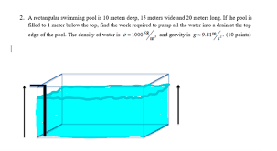 It will gain or lose less than a second in 15 billion years, which is longer than the estimated age of the. 2 A Rectangular Swimming Pool Is 10 Meters Deep 15 Chegg Com