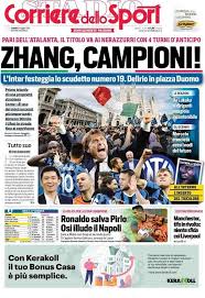 Finora la juventus è stata pressoché imbattibile, riusciranno i nerazzurri a togliere punti ad una corazzata da record? Le Prime Pagine Dei Quotidiani Sportivi Di Oggi 3 Maggio