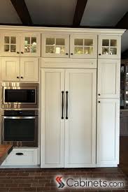 While this style of cabinet rose in popularity over the last decade, it's now falling out of fashion. These Shaker Style Antique White Cabinets With A Brushed Gray Glaze Give A Rustic Feel To Antique White Kitchen Cabinets Kitchen Remodel Antique White Kitchen
