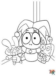 pomni desenho para colorir