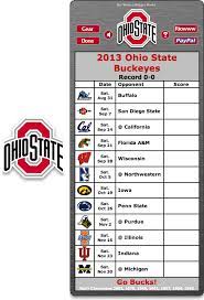 Free 2013 Ohio State Buckeyes Football Schedule Widget Go Bucks National Champions 2002 Ohio State Buckeyes Football Buckeye Football Schedule Ohio State