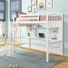 Amazon Com Wood Loft Bed With Desk Twin Size Study Loft Bed Frame With Angled Ladder Environmental And Natural Finish For Kids And Teens Kitchen Dining A loft bed, however, is the perfect way to make the most out of limited floor space, creating room for a desk, sitting area, and more. wood loft bed with desk twin size study loft bed frame with angled ladder environmental and natural finish for kids and teens