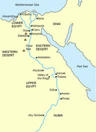 Nile River Egypt Map Ancient Egypt Map Ancient Egypt Farming