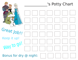 a kid friendly world 7 free frozen potty progress chart