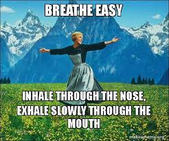 Be creative but memes must come naturally. Breathe Easy Inhale Through The Nose Exhale Slowly Through The Mouth Breathe Easy Make A Meme