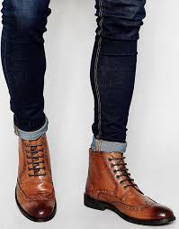 Budapester jeans stiefel oxford schuh schuhe frauen leder schnürschuhe absatzschuhe. Budapester Stiefel Damen 7430bb