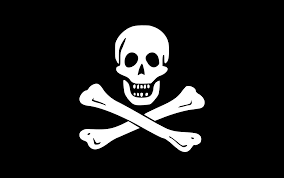 The flag most commonly identified as the jolly roger today—the skull and crossbones symbol on a black flag—was used during the 1710s by a number of pirate captains including black sam bellamy, edward england, and john. Jolly Roger Wikipedia