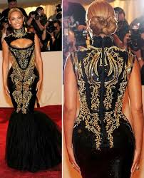 Gorgeous Black And Gold Dress Celebrity Dresses Met Gala Dresses Custom Made Prom Dress