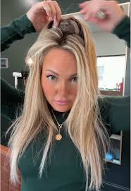 Madeline is stocked! Madisoncrownco luxury hair toppers🙌🏻