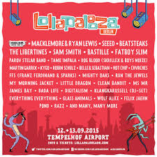 Lollapalooza has also featured visual arts, nonprofit organizations, and political organizations. Lollapalooza Berlin Bestatigt Erste Bandwelle The Libertines Und Macklemore Gehen Voran Festivalisten Newsmagazin