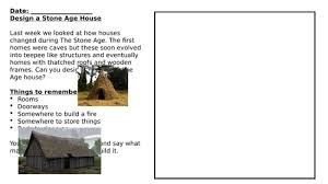 A vault is, in effect, an arch that extends the entire length of the room. Stone Age House Design Sheet Teaching Resources