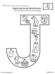 Click here for a teacher and parent guide. Letter J Beginning Sound Color Pictures Worksheet Letter J Phonics Preschool Alphabet Letters