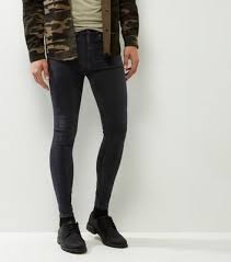 Black Washed Extreme Super Skinny Jeans New Look Habillement Homme Jeans Skinny Jean Skinny Homme