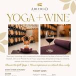Yoga + Wine at Airfield Estates