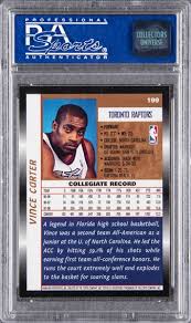 Check spelling or type a new query. Lot Detail 1998 99 Topps 199 Vince Carter Rookie Card Psa Gem Mt 10