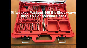 Milwaukee packout milwaukee packout accessories price ($) any price under $25 $25 to $250 $250 to $500 over $500 custom. Milwaukee Packout 145 Bit Set Modification Youtube