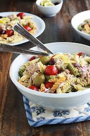 Salade De Pates Au Thon Facile Vinaigrette Aux Herbes Recette Salade De Pates Salade Pates Thon Salade