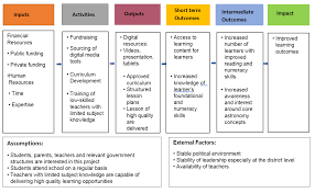 Logic Model Iau Office Of Astronomy For Development