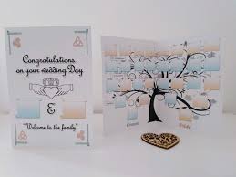 Family Tree Chart Wedding Card Celtic Card