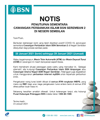 This is a branch by bank islam. Bsn Malaysia Notis Penutupan Sementara Cawangan Facebook