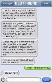 Well, if he's not in his car driving to your house by the end of reading that message, then he has me confused. 70 Funny And Cute Texts Ideas Funny Text Messages Cute Texts Funny Texts