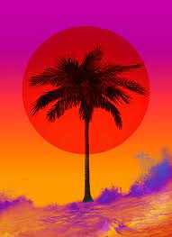 Vintage, grunge, aesthetics, australia, melbourne, sky, tumblr. Retro Beach Art Wallpapers Wallpaper Cave