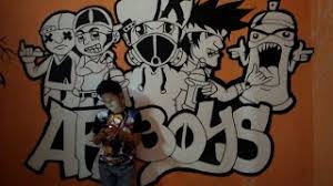 Maybe you would like to learn more about one of these? Grafiti Keren Part 3 Mudal Cat Hitam Putih Jadi Kamar Keren Youtube