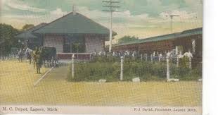 M C Depot Lapeer Michigan 1910 Lapeer Michigan Michigan Michigan Travel