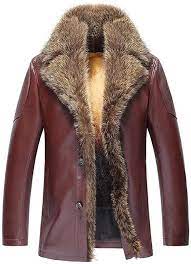 Denny Dora Men S Sheepskin Mink Fur Lining Coat Men S Raccoon Fur Collar Leather Jacket Men S Winter F Mens Fur Coat Winter Fur Coats Fur Collar Leather Jacket