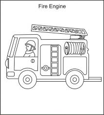 Black And White Fire Truck Free Fire Truck Coloring Pages To Print Truck Coloring Pages Firetruck Coloring Page Fire Trucks
