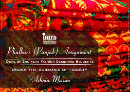 Phul Means Flower And Kari Means Work In Other Terms Phulkari Means Flower Craft Phulkari Is The Rura Button Hole Stitch Fashion Tv Fashion Design