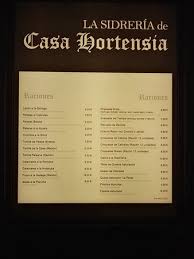 Spanish restaurant in madrid, spain. Carta Picture Of Casa Hortensia Madrid Tripadvisor