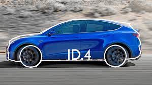 Tesla unveiled it in march 2019, started production at its fremont plant in january 2020 and started deliveries on. Vw Id 4 Gegen Tesla Model Y Vergleich Und Preise Auto Motor Und Sport
