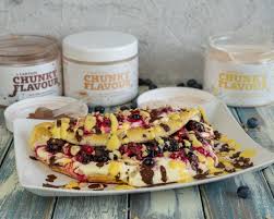 Susses Omelette Protein Fruhstuck Mit Puddingcreme Und Beeren Protein Fruhstuck Proteinreiche Rezepte Leckere Fruhstucksideen
