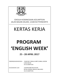It's a platform to ask questions and connect with people who contribute unique insights and quality answers. Kertas Kerja English Week