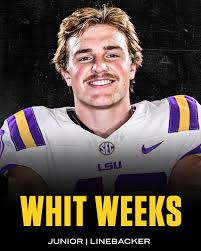 Three brothers. Same team. Same position. West, Whit and Zach Weeks all  line up at linebacker for LSU, a rarity in college football. Their journeys  to Baton Rouge weren't simple — one