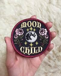Moon Child Patch Pin And Patches Embroidery Patches Patch Design