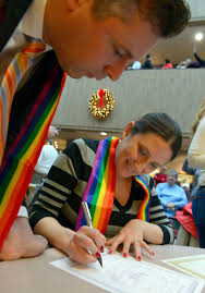 This is what it was like to watch Utah's first full day of same-sex  marriage