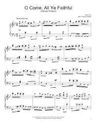 O come, all ye faithful, joyful and triumphant: Sheet Music Digital Files To Print Licensed John Francis Wade Digital Sheet Music