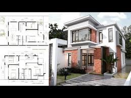 Sketchup Modern Home Plan 6x12m With 3 Bedroom Sam Architect Courtyard House Plans Modern Courtyard Modern House Plans