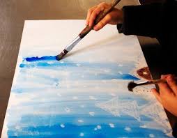 El Hada De Papel Kunstunterricht Basteln Basteln Mit Kindern Winter Maltechniken Kinder