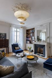 Appartement Du Vieme Arrondissement Par Veronique Cotrel Deco Salon Decoration Salon Appartement Deco Appartement