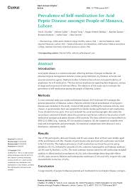 Sehrish tariq, kinnaird college for women, business administration department, graduate student. Pdf Prevalence Of Self Medication For Acid Peptic Disease Amongst People Of Manawa Lahore