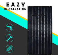 Pannello solare semi flessibile JINGYANG a lunga durata 100W ...