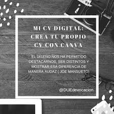 Mi Cv Digital Crea Tu Propio Cv Con Canva